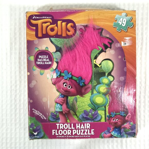 Trolls Troll Hair Floor Puzzle Kids - Picture 2 of 6